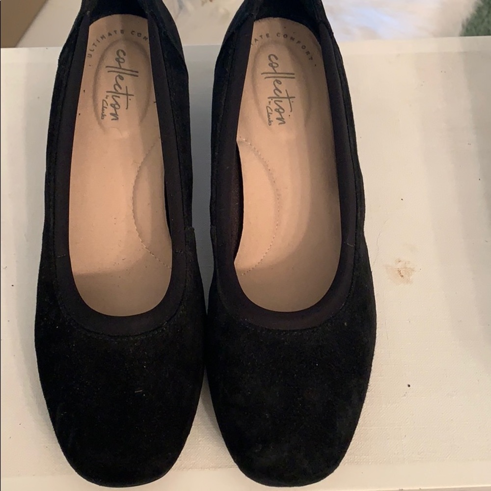 Women’s Clark Blk suede shoes